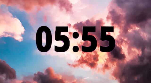 что означает 05:55 на часах