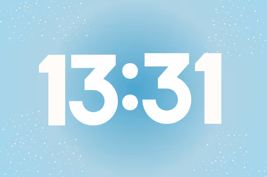 Число 13:31 на годиннику