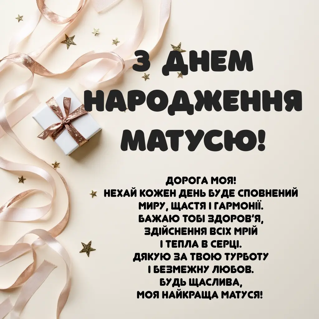 привітання з днем народження мама